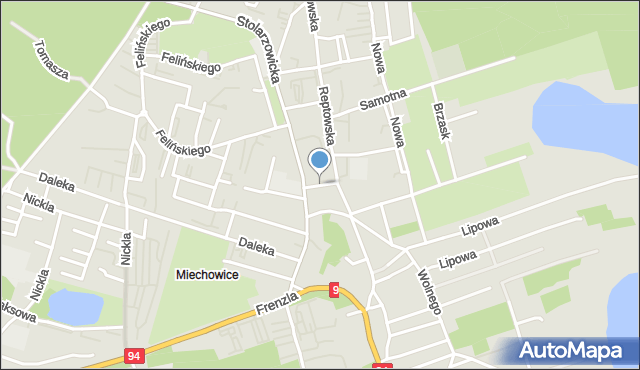 Bytom, Michaloka, mapa Bytomia