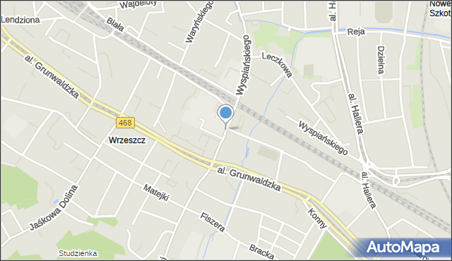 Gdańsk, Miszewskiego Leona, ks., mapa Gdańska
