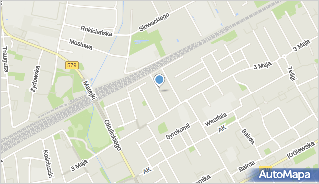 Grodzisk Mazowiecki, Mickiewicza Adama, mapa Grodzisk Mazowiecki