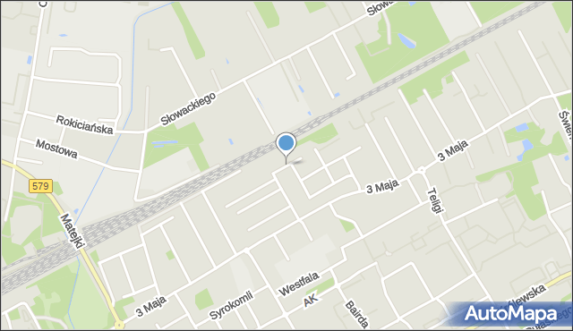 Grodzisk Mazowiecki, Milanowska, mapa Grodzisk Mazowiecki