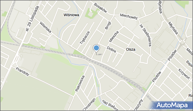 Kraków, Mieszka I, mapa Krakowa