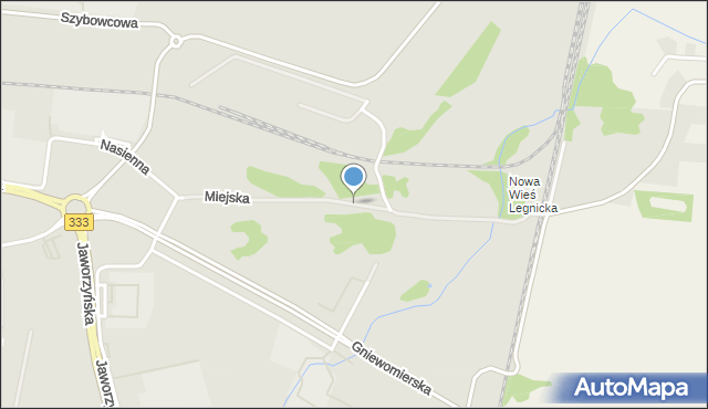 Legnica, Miejska, mapa Legnicy