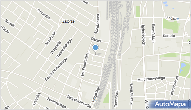 Leszno, Mikołajczyka Stanisława, mapa Leszno