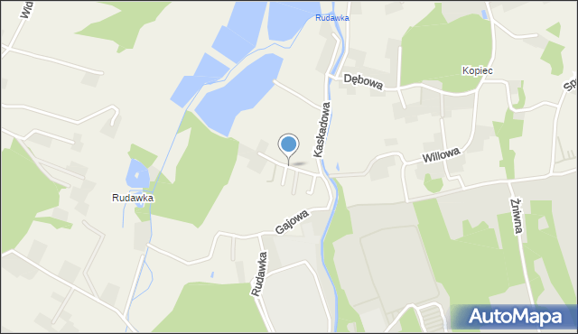 Mazańcowice, Międzyrzecze Dolne, mapa Mazańcowice