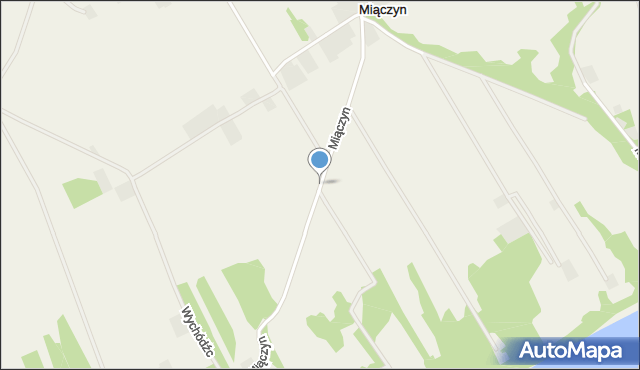 Miączyn gmina Czerwińsk nad Wisłą, Miączyn, mapa Miączyn gmina Czerwińsk nad Wisłą