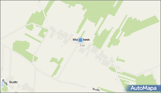 Miastkówek, Miastkówek, mapa Miastkówek