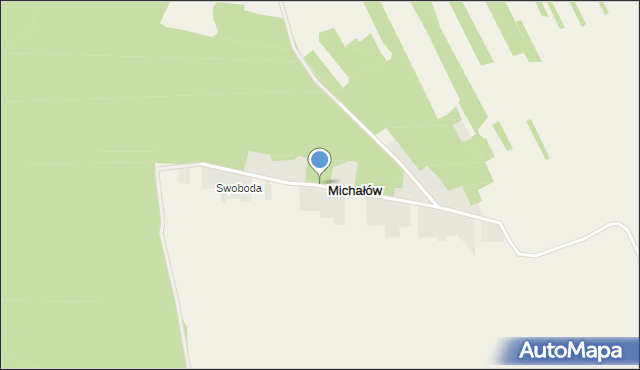 Michałów gmina Bałtów, Michałów, mapa Michałów gmina Bałtów