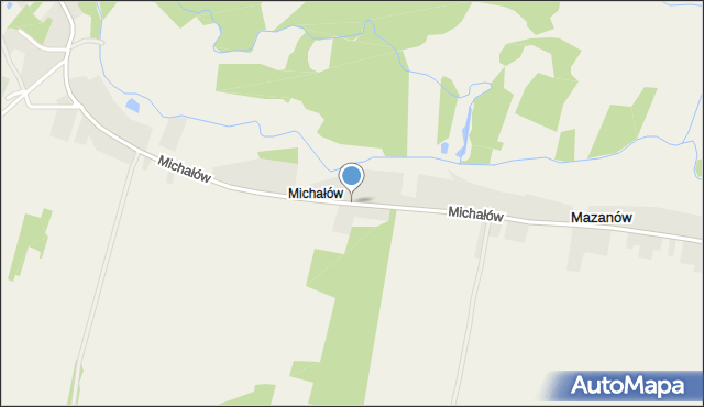 Michałów gmina Józefów nad Wisłą, Michałów, mapa Michałów gmina Józefów nad Wisłą