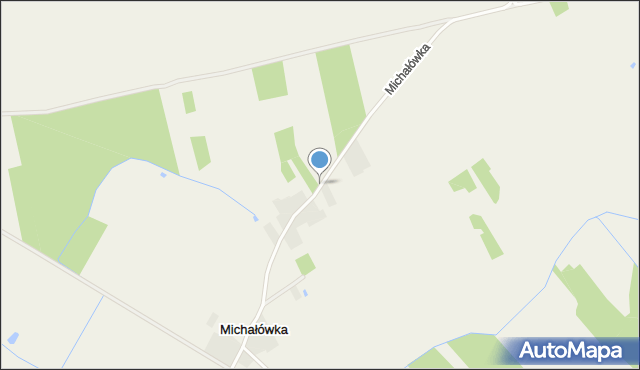 Michałówka gmina Parczew, Michałówka, mapa Michałówka gmina Parczew