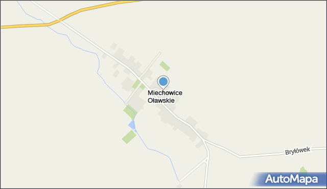 Miechowice Oławskie, Miechowice Oławskie, mapa Miechowice Oławskie