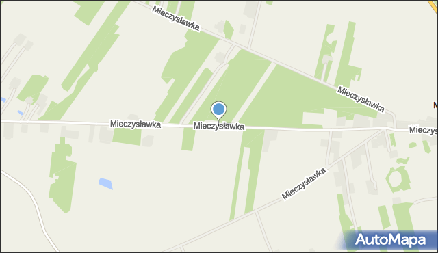 Mieczysławka gmina Lubartów, Mieczysławka, mapa Mieczysławka gmina Lubartów