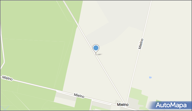 Mielno gmina Mieleszyn, Mielno, mapa Mielno gmina Mieleszyn