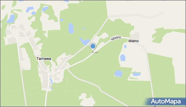 Mielno gmina Zabór, Mielno, mapa Mielno gmina Zabór