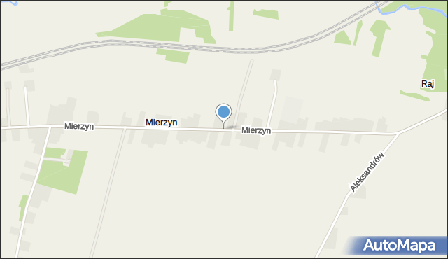 Mierzyn gmina Sędziszów, Mierzyn, mapa Mierzyn gmina Sędziszów