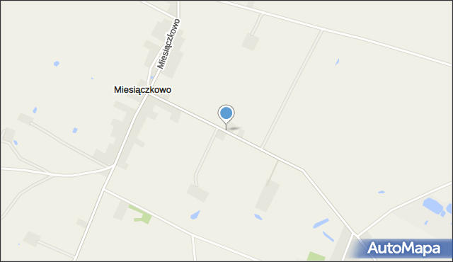 Miesiączkowo, Miesiączkowo, mapa Miesiączkowo