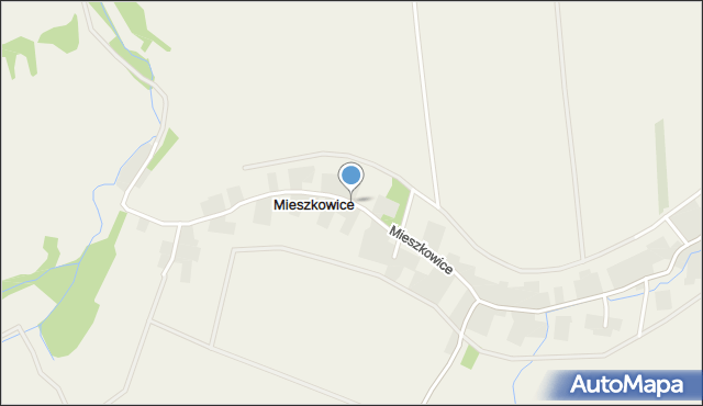 Mieszkowice gmina Prudnik, Mieszkowice, mapa Mieszkowice gmina Prudnik