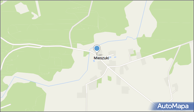 Mieszuki, Mieszuki, mapa Mieszuki