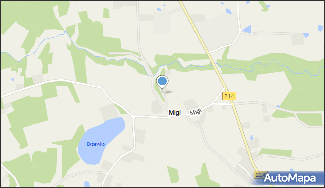 Migi, Migi, mapa Migi