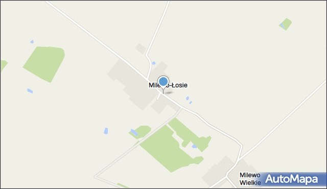 Milewo-Łosie, Milewo-Łosie, mapa Milewo-Łosie