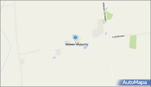 Milewo-Wypychy, Milewo-Wypychy, mapa Milewo-Wypychy