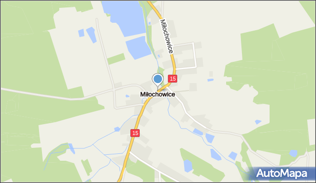 Miłochowice, Miłochowice, mapa Miłochowice