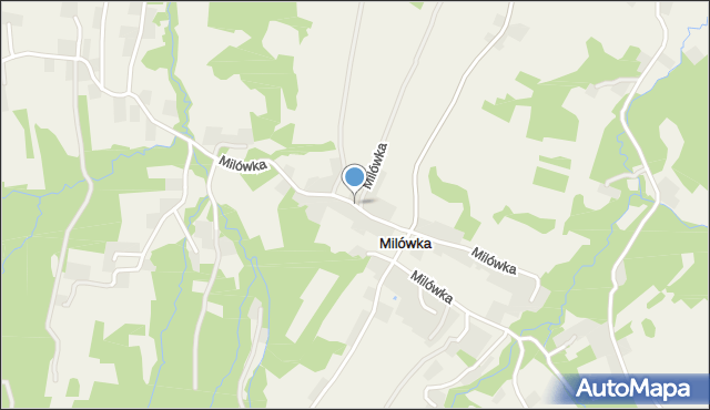 Milówka gmina Wojnicz, Milówka, mapa Milówka gmina Wojnicz