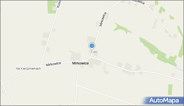 Mirkowice gmina Bodzechów, Mirkowice, mapa Mirkowice gmina Bodzechów