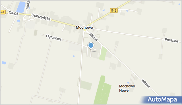 Mochowo powiat sierpecki, Mickiewicza Adama, mapa Mochowo powiat sierpecki