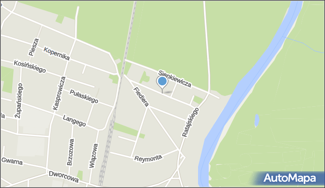 Puszczykowo powiat poznański, Mickiewicza Adama, mapa Puszczykowo powiat poznański