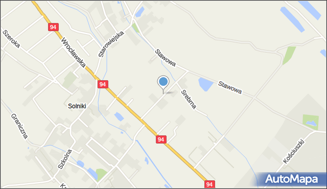 Radwanice gmina Siechnice, Miedziana, mapa Radwanice gmina Siechnice