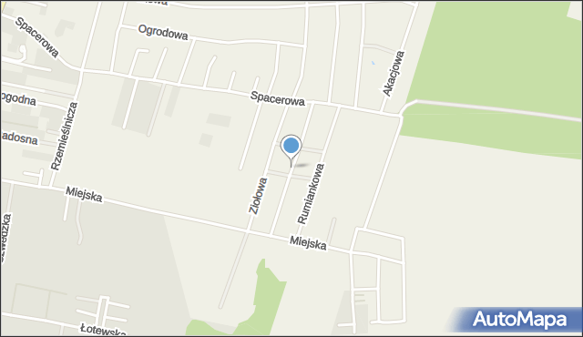 Siemianice gmina Redzikowo, Miętowa, mapa Siemianice gmina Redzikowo