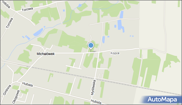 Tomaszów Mazowiecki, Michałowska, mapa Tomaszów Mazowiecki