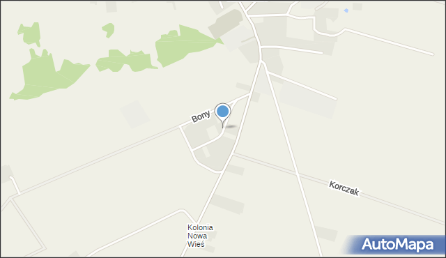 Trzcianne, Mickiewicza Adama, mapa Trzcianne