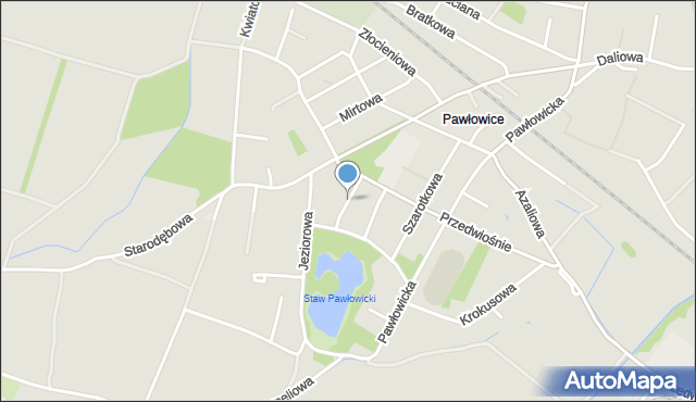 Wrocław, Mieczykowa, mapa Wrocławia