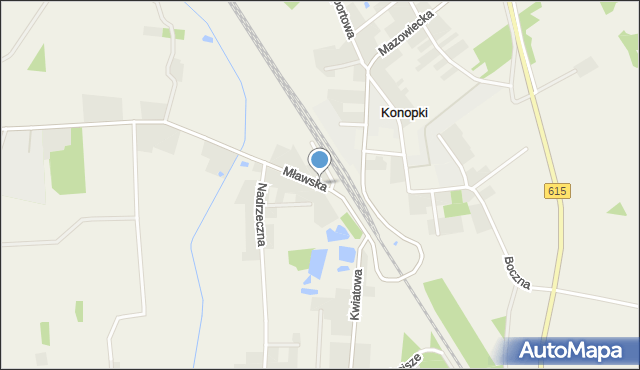 Konopki gmina Stupsk, Mławska, mapa Konopki gmina Stupsk