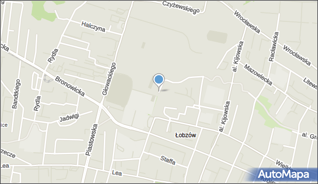 Kraków, Młynówka Królewska, mapa Krakowa