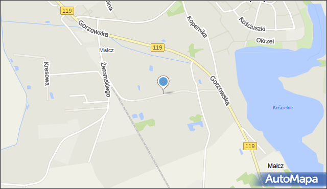 Lipiany powiat pyrzycki, Młynarska, mapa Lipiany powiat pyrzycki