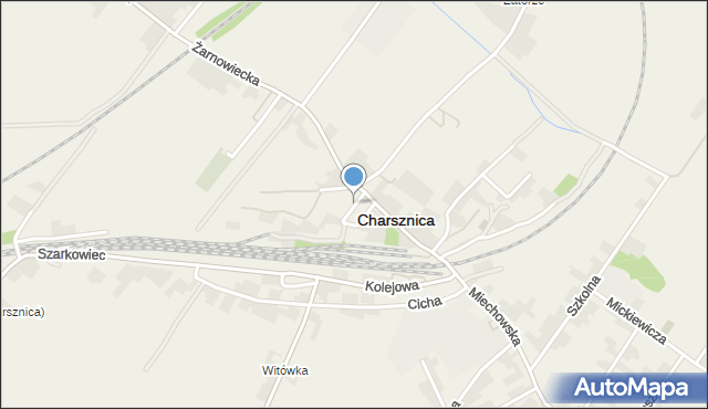 Miechów-Charsznica, Młyńska, mapa Miechów-Charsznica