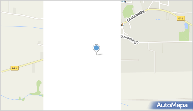 Mikstat, Młyńska, mapa Mikstat