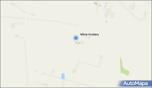 Mlice-Kostery, Mlice-Kostery, mapa Mlice-Kostery