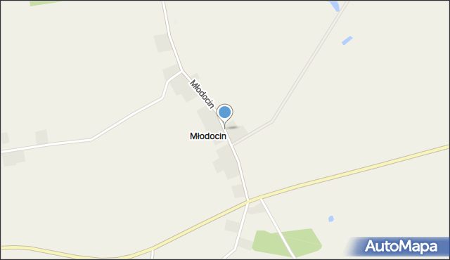 Młodocin, Młodocin, mapa Młodocin