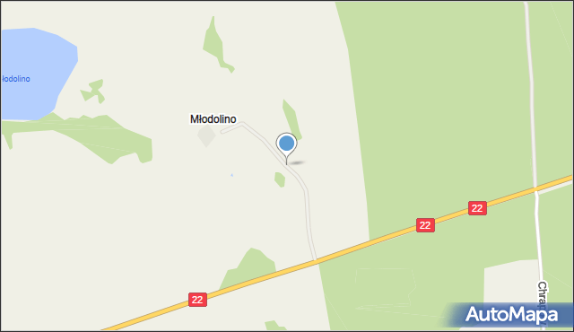 Młodolino, Młodolino, mapa Młodolino