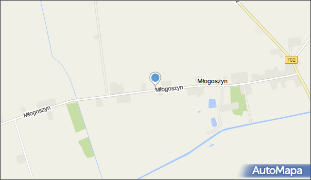 Młogoszyn, Młogoszyn, mapa Młogoszyn