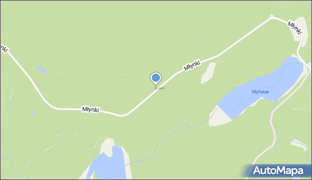 Młynki gmina Tczew, Młynki, mapa Młynki gmina Tczew