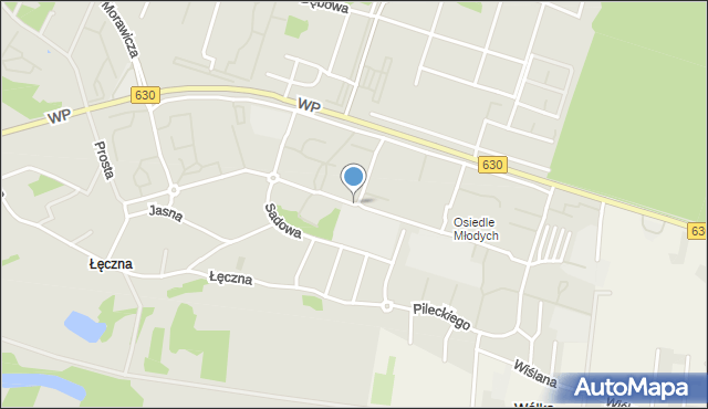 Nowy Dwór Mazowiecki, Młodzieżowa, mapa Nowy Dwór Mazowiecki