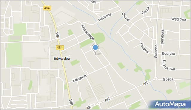 Bełchatów, Morawskiego Adolfa Jana, mapa Bełchatów