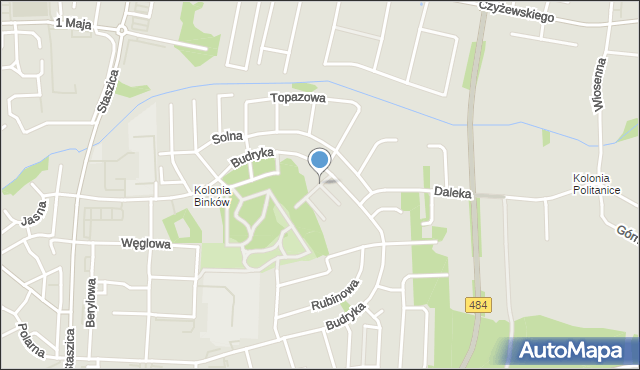 Bełchatów, Morenowa, mapa Bełchatów