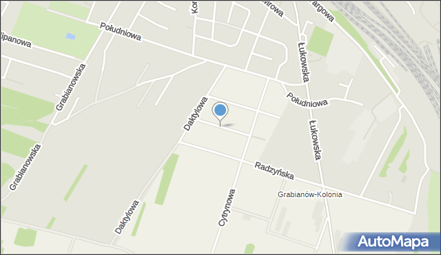 Grabianów, Morelowa, mapa Grabianów