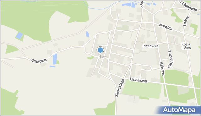 Gromadka, Morelowa, mapa Gromadka