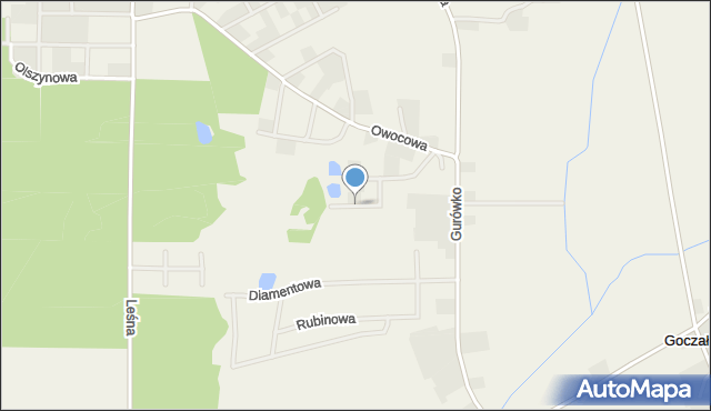 Gurówko, Morelowa, mapa Gurówko